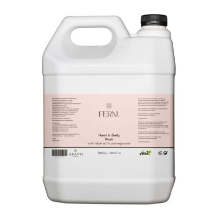 FERNI Hand & Body Wash με Ελαιόλαδο & Ρόδι 5L